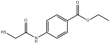 4-(2-硫基乙酰基氨基)苯甲酸乙酯,99254-22-5,结构式