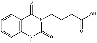 4-(2,4-Dioxo-1,4-dihydroquinazolin-3(2H)-yl)butanoic acid Struktur