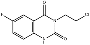 3-(2-Chloroethyl)-6-fluoroquinazoline-2,4(1H,3H)-dione Structure