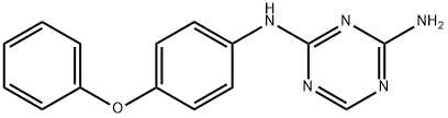 (4-氨基-S-三嗪-2-基)-[4-(苯氧基)苯基]胺, 92555-69-6, 结构式