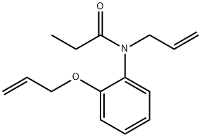 N-Allyl-N-[2-(allyloxy)phenyl]propanamide Struktur