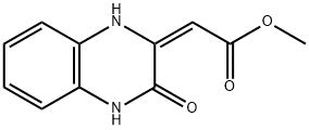 Methyl (2E)-(3-oxo-3,4-dihydroquinoxalin-2(1H)-ylidene)acetate Struktur