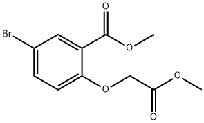 Methyl 5-bromo-2-(2-methoxy-2-oxoethoxy)benzoate Structure