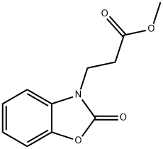 Methyl 3-(2-oxo-1,3-benzoxazol-3(2H)-yl)propanoate Struktur