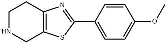 2-(4-Methoxyphenyl)-4,5,6,7-tetrahydro-[1,3]thiazolo[5,4-c]pyridine Struktur