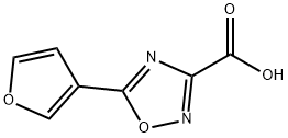 5-(3-Furyl)-1,2,4-oxadiazole-3-carboxylic acid Structure
