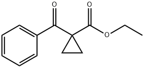 1-苯甲酰基环丙烷甲酸乙酯 结构式
