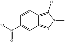 3-Chloro-2-methyl-6-nitro-2H-indazole Structure