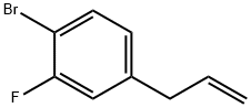 3-(4-Bromo-3-fluorophenyl)prop-1-ene Struktur