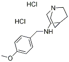 (1-AZA-BICYCLO[2.2.2]OCT-3-YL)-(4-METHOXY-BENZYL)-AMINE DIHYDROCHLORIDE Structure