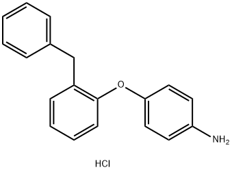 4-(2-BENZYLPHENOXY)ANILINE HYDROCHLORIDE Structure