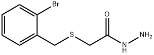 2-[(2-BROMOBENZYL)THIO]ACETOHYDRAZIDE Structure