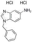 1-BENZYL-1H-BENZOIMIDAZOL-5-YLAMINEDIHYDROCHLORIDE Structure