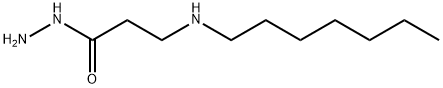 3-(HEPTYLAMINO)PROPANOHYDRAZIDE Struktur