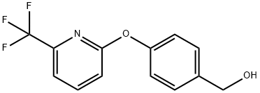 (4-((6-(三氟甲基)吡啶-2-基)氧基)苯基)甲醇, 1086376-61-5, 结构式