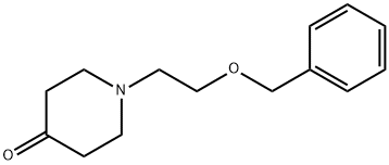 1-[2-(ベンジルオキシ)エチル]テトラヒドロ-4(1H)-ピリジノン 化学構造式