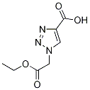 1-(2-乙氧基-2-氧乙基)-1H-1,2,3-三唑-4-羧酸, 91616-28-3, 结构式