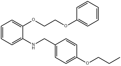 2-(2-PHENOXYETHOXY)-N-(4-PROPOXYBENZYL)ANILINE,1040687-50-0,结构式