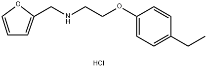 2-(4-Ethylphenoxy)-N-(2-furylmethyl)-1-ethanamine Struktur