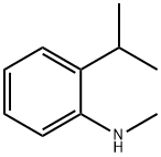 2-异丙基-N-甲基苯胺 结构式