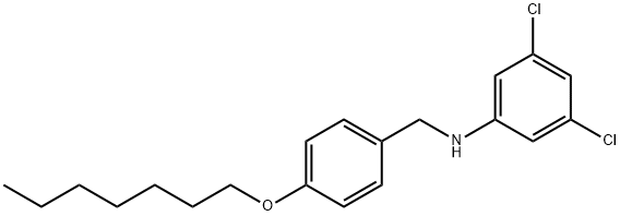 1040689-65-3 3,5-DICHLORO-N-[4-(HEPTYLOXY)BENZYL]ANILINE