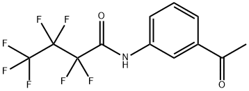N-(3-Acetylphenyl)-2,2,3,3,4,4,4-heptafluorobutanamide Structure