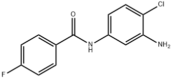 N-(3-AMINO-4-CHLOROPHENYL)-4-FLUOROBENZAMIDE, 926249-00-5, 结构式