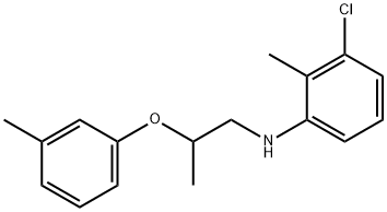 N-(3-Chloro-2-methylphenyl)-N-[2-(3-methyl-phenoxy)propyl]amine Structure