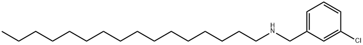 N-(3-Chlorobenzyl)-1-hexadecanamine Structure
