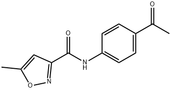438213-62-8 N-(4-乙酰苯基)-5-甲基-1,2-恶唑-3-甲酰胺