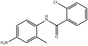 N-(4-AMINO-2-METHYLPHENYL)-2-CHLOROBENZAMIDE, 436089-03-1, 结构式