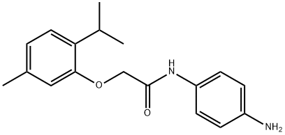 954261-70-2 N-(4-AMINOPHENYL)-2-(2-ISOPROPYL-5-METHYLPHENOXY)-ACETAMIDE