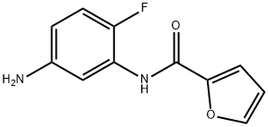 N-(5-AMINO-2-FLUOROPHENYL)-2-FURAMIDE, 926223-38-3, 结构式