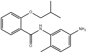 N-(5-AMINO-2-METHYLPHENYL)-2-ISOBUTOXYBENZAMIDE, 1020723-87-8, 结构式