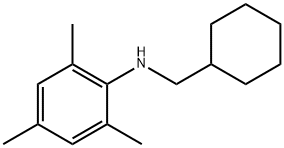 N-(シクロヘキシルメチル)-2,4,6-トリメチルアニリン 化学構造式