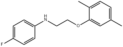 1040687-24-8 N-[2-(2,5-DIMETHYLPHENOXY)ETHYL]-4-FLUOROANILINE