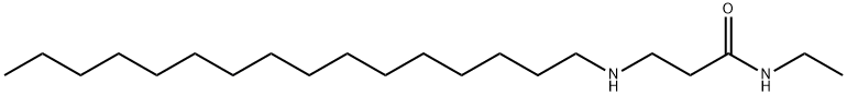 N-Ethyl-3-(hexadecylamino)propanamide Structure