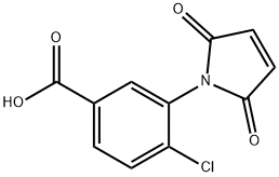4-chloro-3-(2,5-dioxo-2,5-dihydro-1H-pyrrol-1-yl)benzoic acid Structure