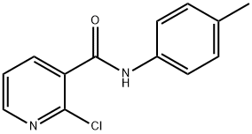 2-chloro-N-(4-methylphenyl)nicotinamide 化学構造式