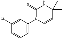 1-(3-chlorophenyl)-4,4-dimethyl-1,4-dihydropyrimidine-2-thiol Structure