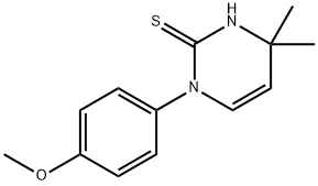 1-(4-methoxyphenyl)-4,4-dimethyl-1,4-dihydropyrimidine-2-thiol Structure