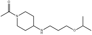 1-乙酰基-N-(3-异丙氧基丙基)哌啶-4-胺,1119452-88-8,结构式