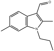 2,6-dimethyl-1-propyl-1H-indole-3-carbaldehyde Structure