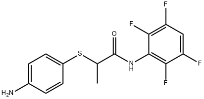 2-[(4-aminophenyl)thio]-N-(2,3,5,6-tetrafluorophenyl)propanamide price.