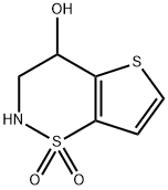 3,4-dihydro-2H-thieno[2,3-e][1,2]thiazin-4-ol 1,1-dioxide Structure