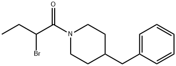 4-苄基-1-(2-溴丁酰)哌啶, 1119452-42-4, 结构式