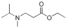 3-[イソプロピル(メチル)アミノ]プロパン酸エチル 化学構造式
