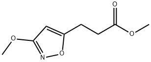 3-(3-甲氧基异恶唑-5-基)丙酸甲酯, 16880-23-2, 结构式