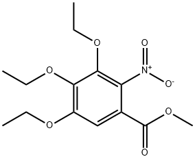 methyl 3,4,5-triethoxy-2-nitrobenzoate Structure