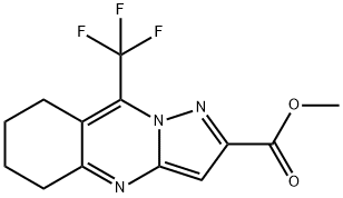 methyl 9-(trifluoromethyl)-5,6,7,8-tetrahydropyrazolo[5,1-b]quinazoline-2-carboxylate Structure